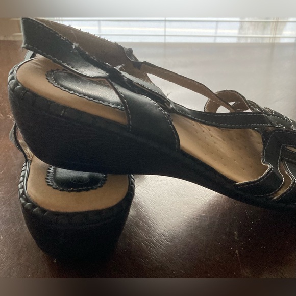 Ladies Size 10 W Premium Comfort by Jennifer Lauren Strappy Sandals Pumps - Picture 8 of 12